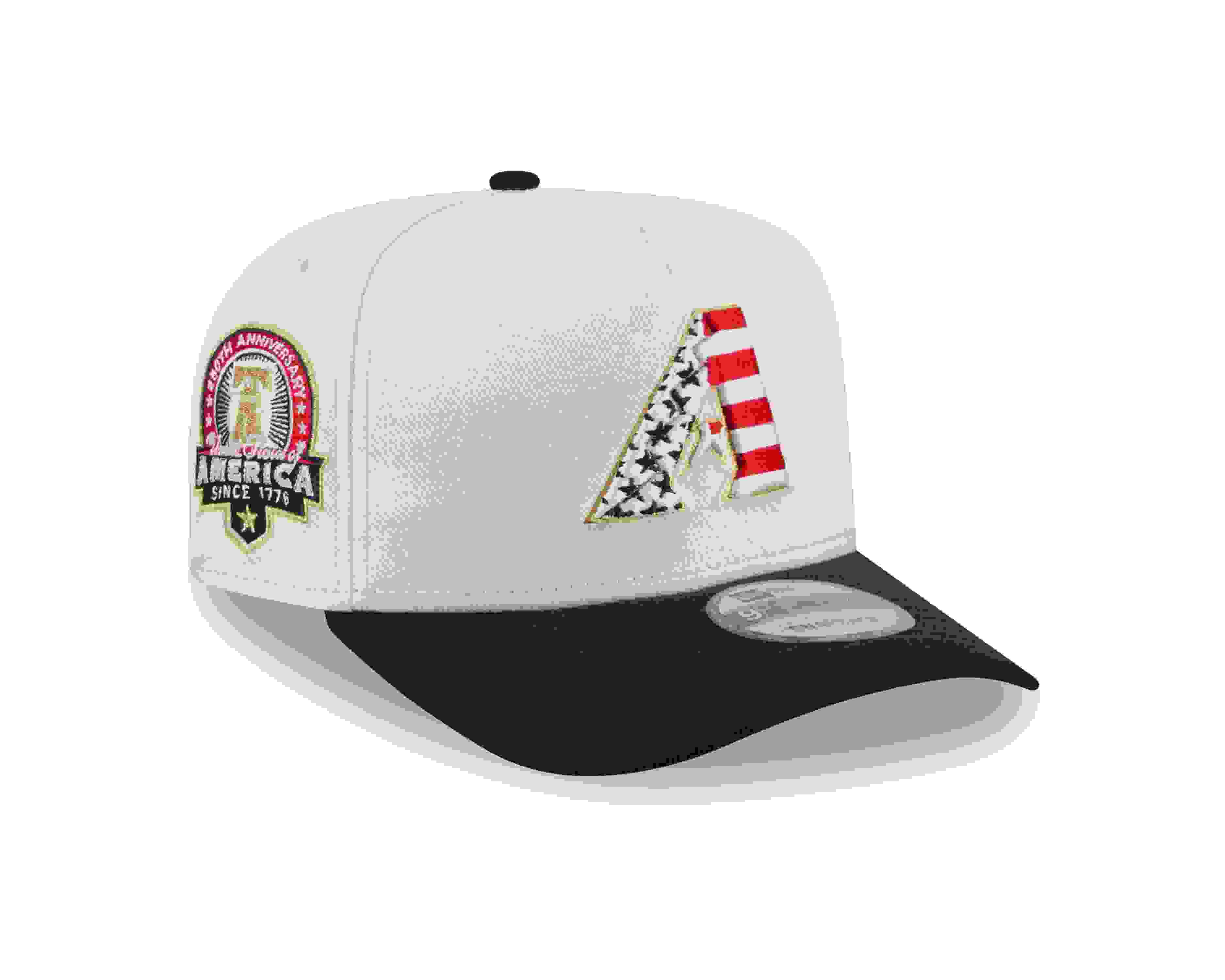 New Era Arizona Diamondbacks 9FIFTY A-Frame 4th of July Cream Snapback Hat